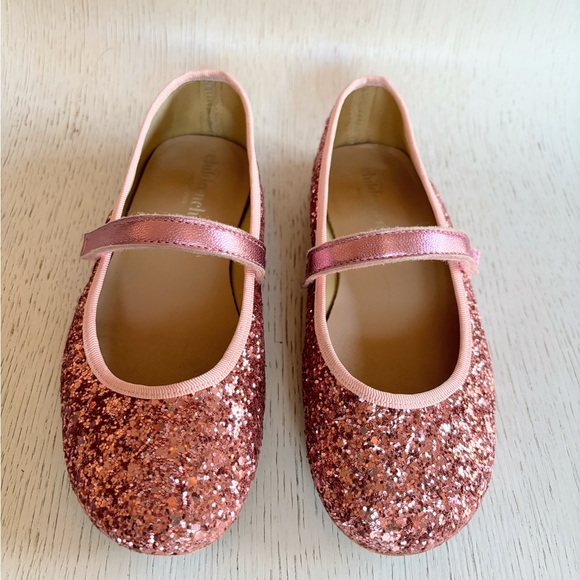 Childrenchic pink glitter sparkle Mary Jane dress party shoes EU 31 US 13.5 - Picture 14 of 14